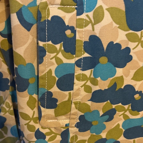 Old Navy Blue and Green Floral Coat - Picture 4 of 10